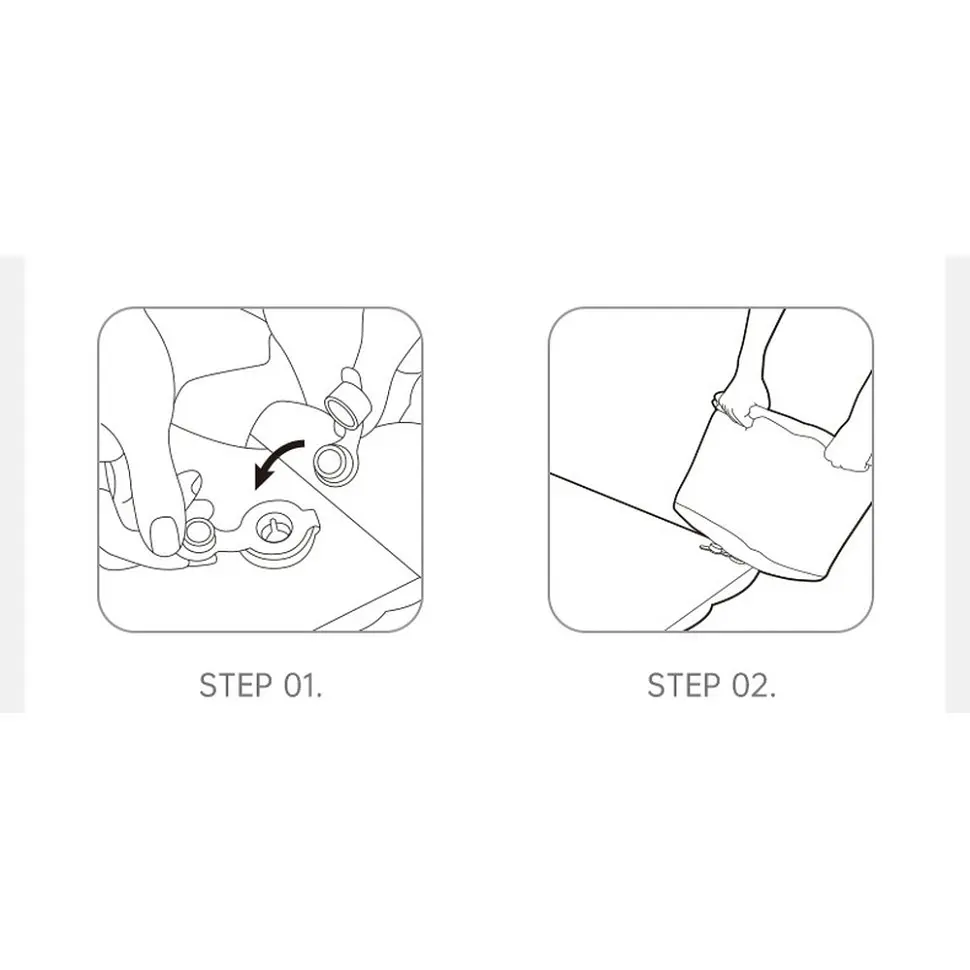 Матрас туристический надувной двухместный Naturehike CNK2550WS019, 200х125х6.5 см, синий, для кемпинга с мешком для надува. - фото 12