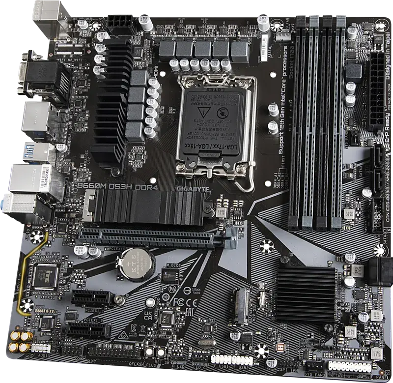 Материнская плата Gigabyte B660M DS3H DDR4 LGA 1700 (B660M-DS3H-DDR4) Б/У - фото 2