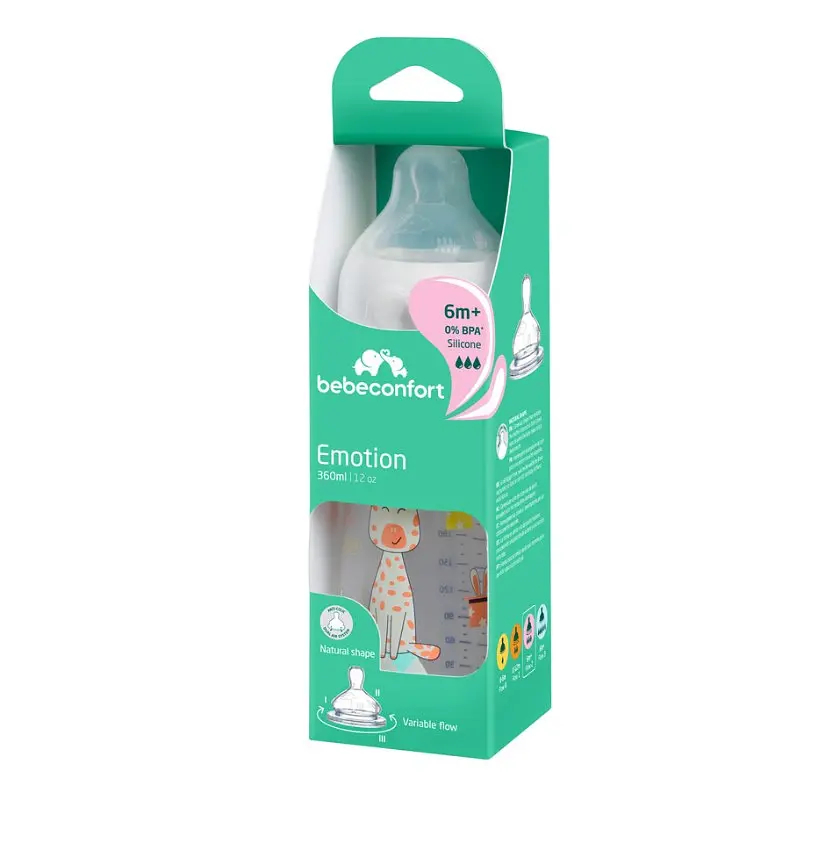 Бутылочка для кормления Bebe Confort Emotion PP Bottle, 360 мл, белая (3102202020) - фото 3