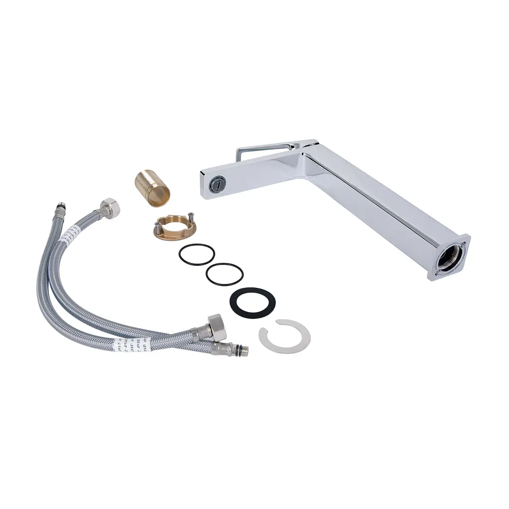 Змішувач для раковини Qtap Gemini Loop високий QTGEM269CRM45700 Chrome - фото 4