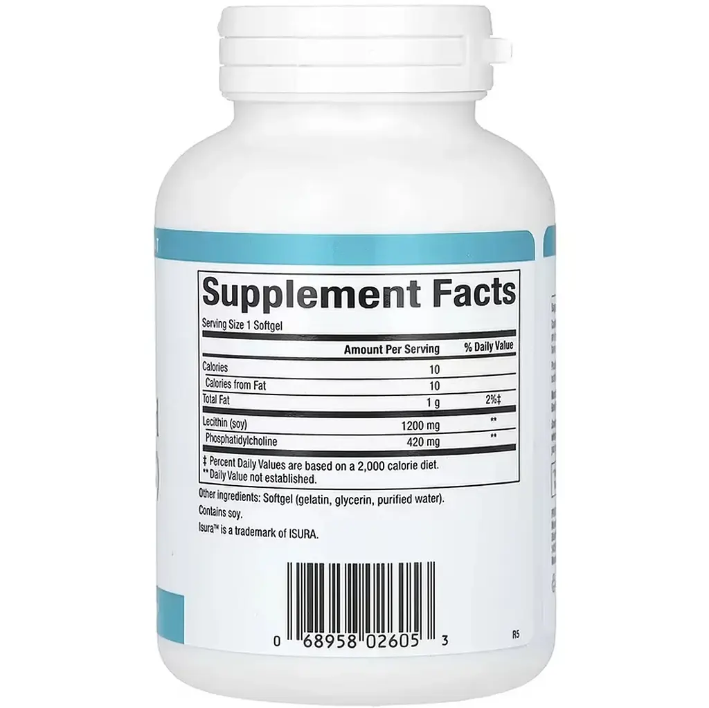 Фосфатидилхолін Natural Factors Phosphatidyl Choline (PC) 420 мг 90 м'яких капсул - фото 2