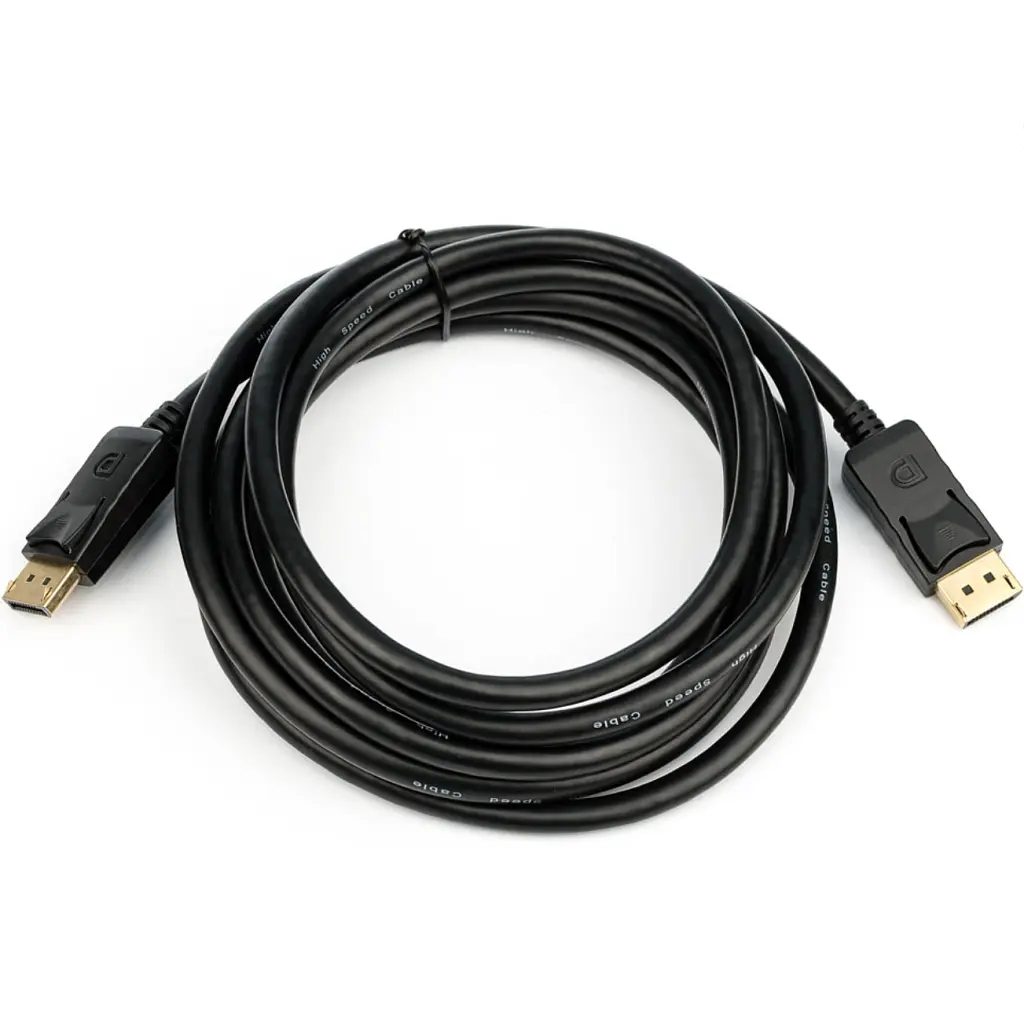 Кабель мультимедійний DisplayPort M to DisplayPort M 5.0m 8K/4K black Atcom (50121)