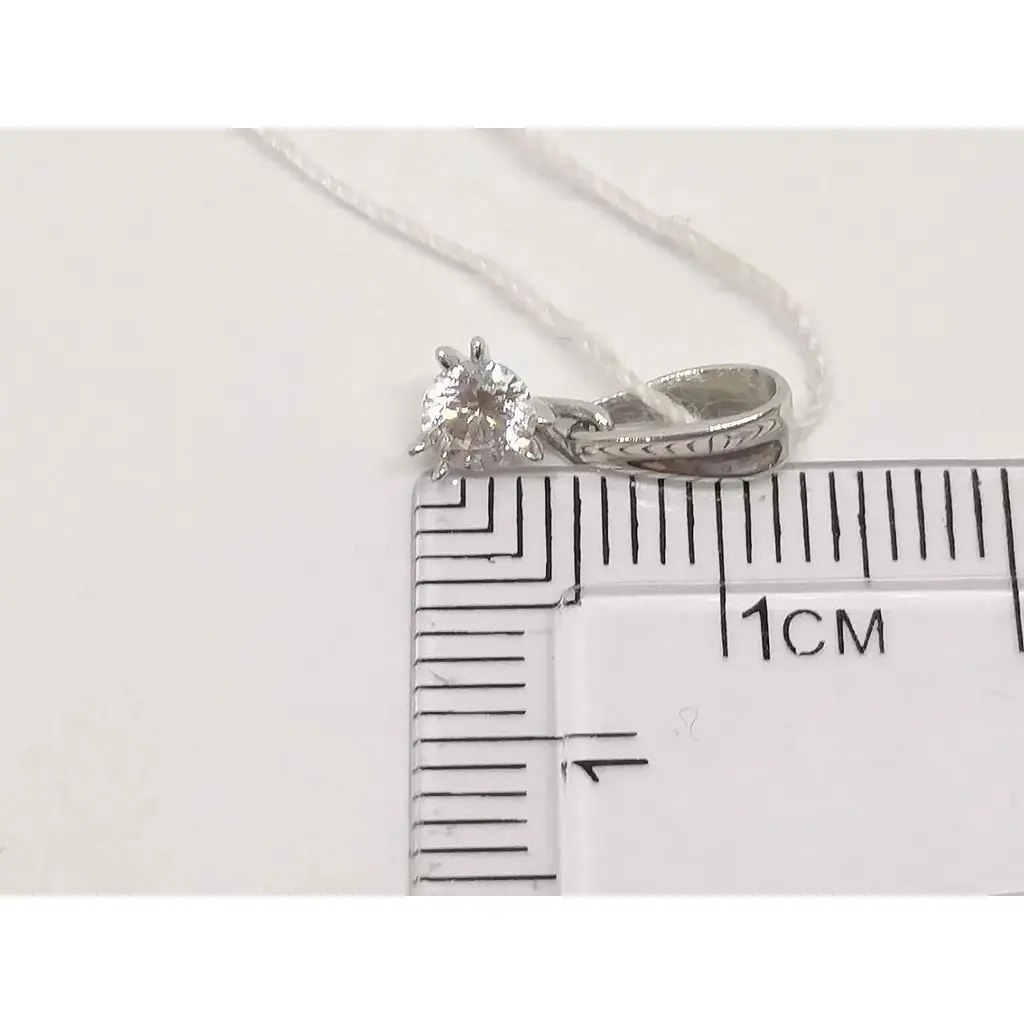 Золота підвіска Столична Ювелірна Фабрика з фіанітом. 440371Б - фото 3