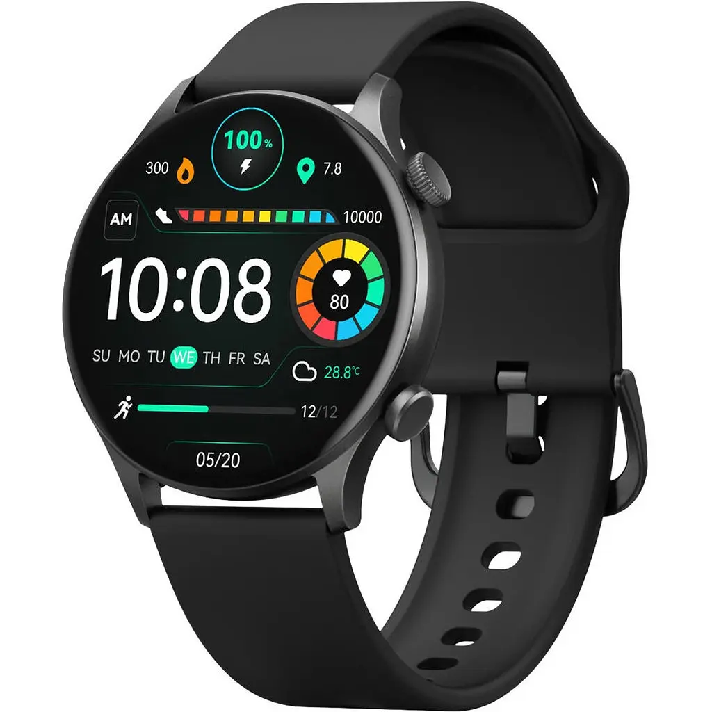 Умные часы Xiaomi Haylou Solar Plus RT3 LS16 глобальные черные - фото 5