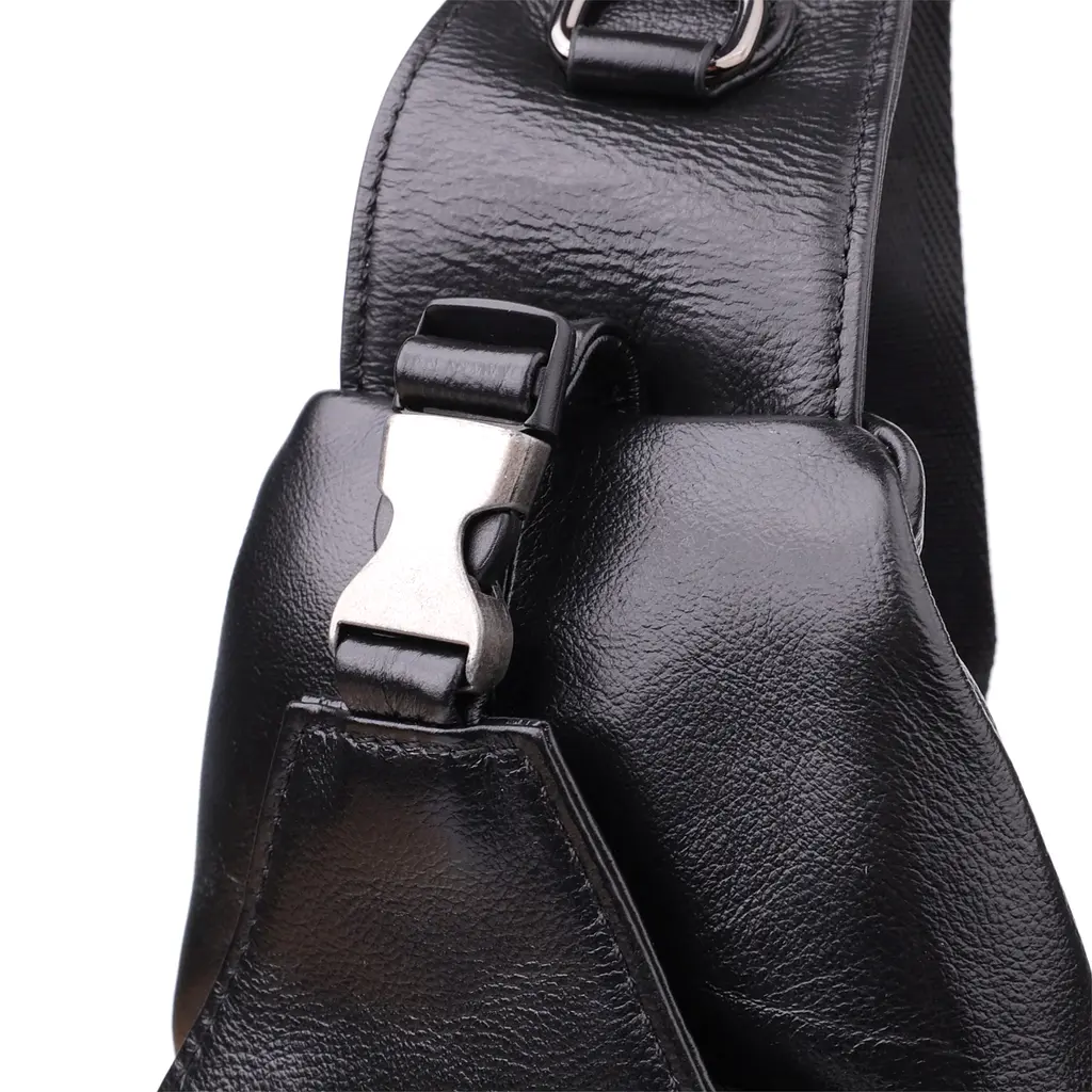 Чоловіча сумка через плече з натуральної шкіри Vintage 19х32х8 см sum0028982 - фото 5
