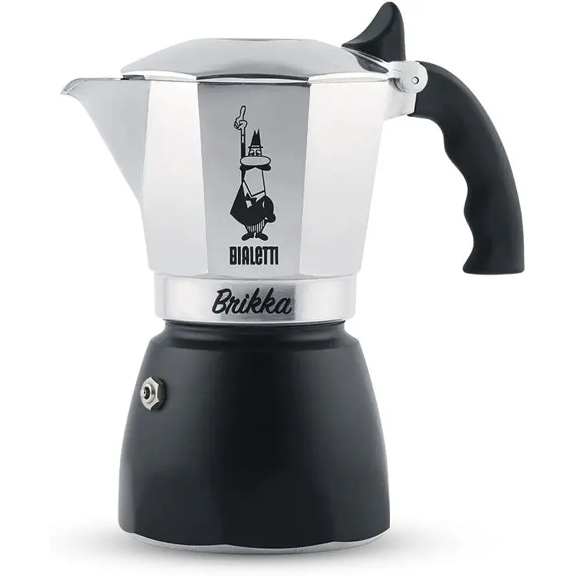 Кофеварка гейзерная Bialetti Brikka на 4 чашки 150 мл (0007328) - фото 2