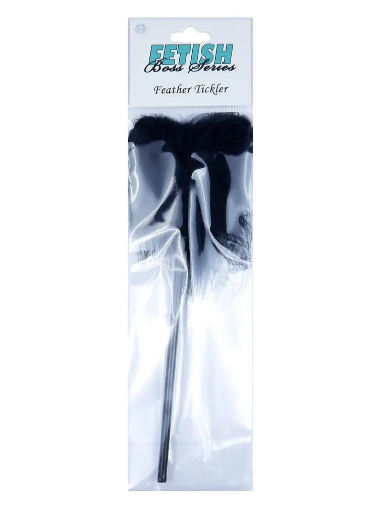 Пір'їнка Feather Tickler Black Boss Series Fetish Boss Series 61-00027 98920 - фото 2