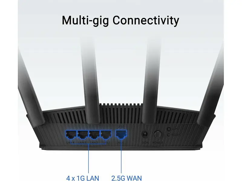 Бездротовий маршрутизатор (роутер) Asus RT-BE55 (90IG0A80-MO3C00) - фото 3