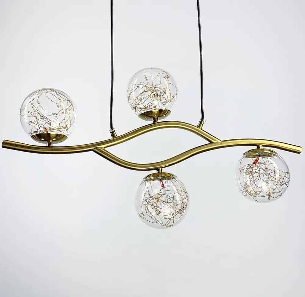 Видовжений світильник з LED елементами Line.F YQ 318/4 AB - фото 8