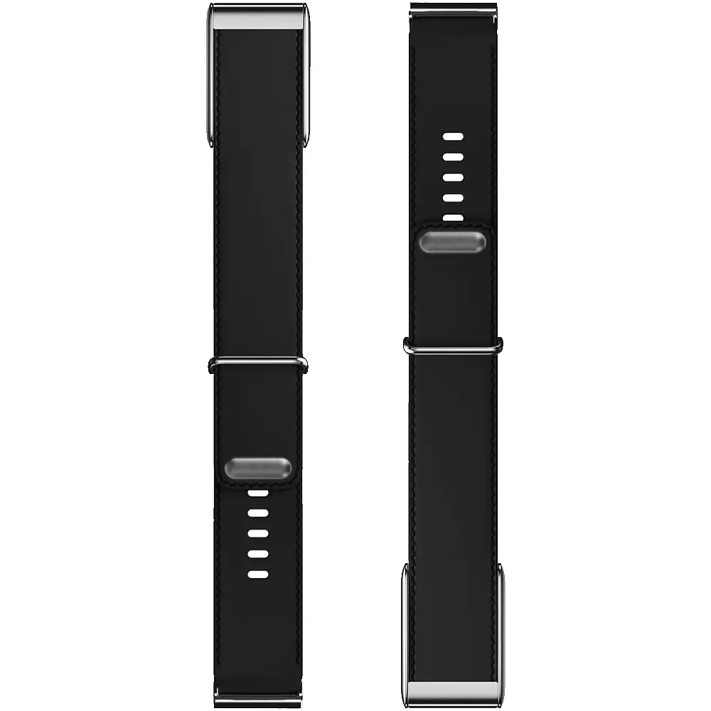 Ремінець ArmorStandart Leather Loop для Whoop 5.0 / MG Black with Siver (ARM90087) - фото 4