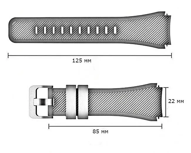 Силиконовый ремешок Primo для часов Samsung Galaxy Watch 46 мм SM-R800 Orange - фото 5