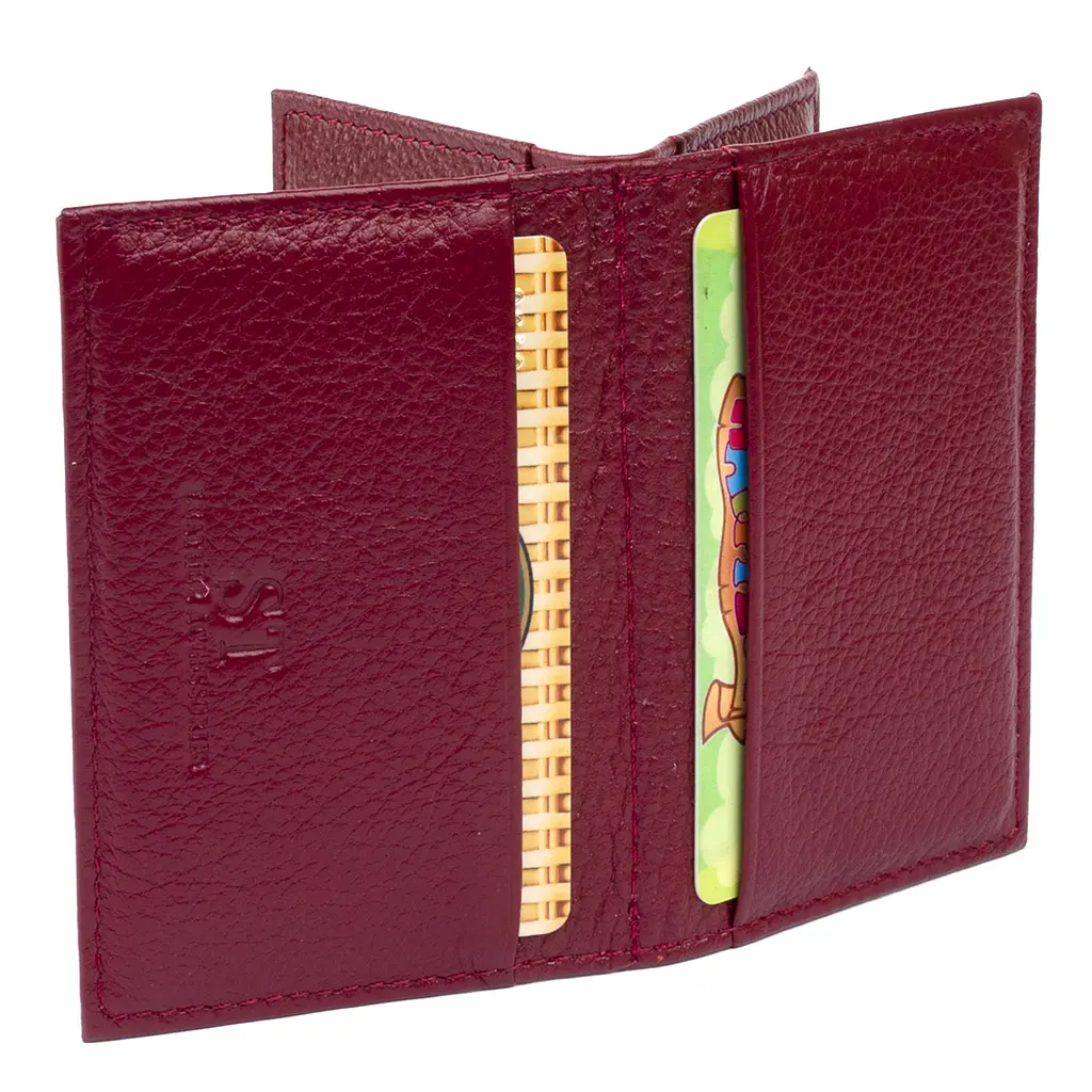 Жіночий шкіряний гаманець-візитниця ST Leather 10х6.5х1 см acs0015958 - фото 6