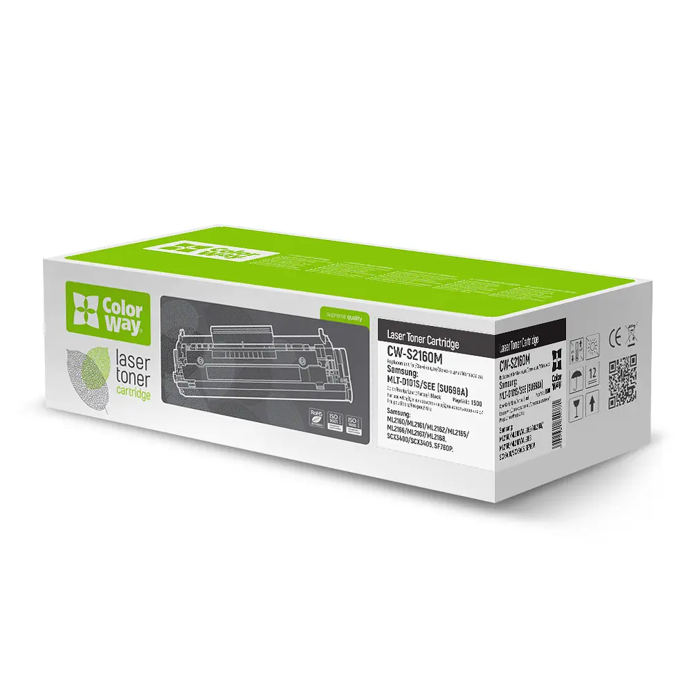 Картридж ColorWay (ColorWay-S2160M) Samsung ML-2160/2165W/SCX-3400 (MLT-D101S) - фото 10