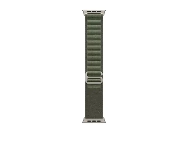 Смарт-годинник Apple Watch Ultra GPS + Cellular 49mm Titanium Case with Green Alpine Loop - Small (MNHC3/MNHJ3) - фото 3