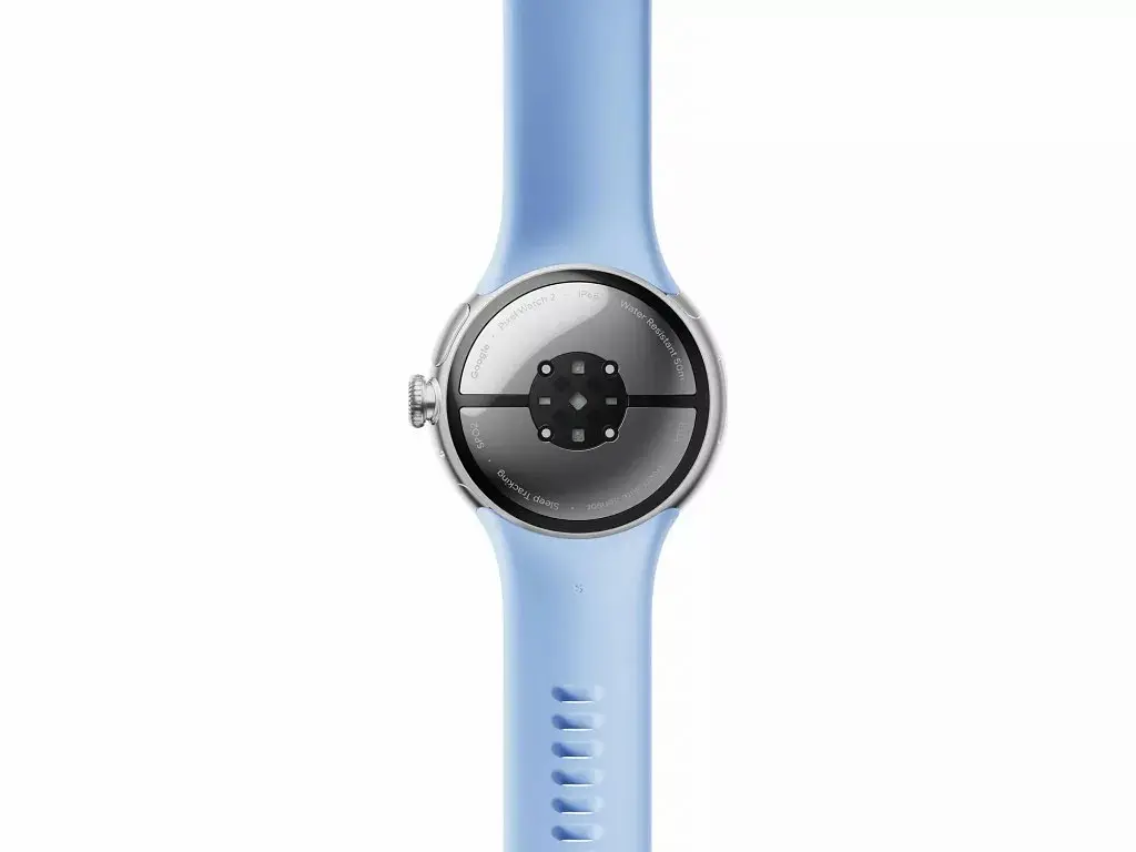 Смарт-годинник Google Pixel Watch 2 Polished Silver Aluminum Case / Bay Active Band - фото 2