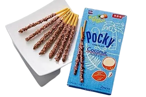 Японські палички Pocky Ezaki Glico Summer Limited зі смаком кокосу 60 г - фото 6