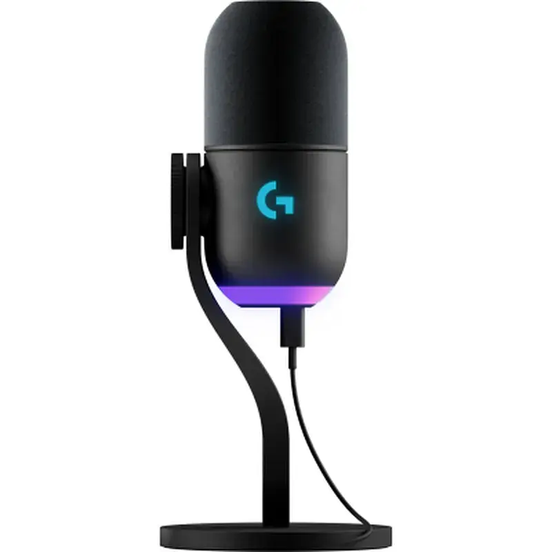 Мікрофон Logitech Yeti GX Dynamic RGB Gaming Mic with Lightsync Black (988-000569) - фото 2