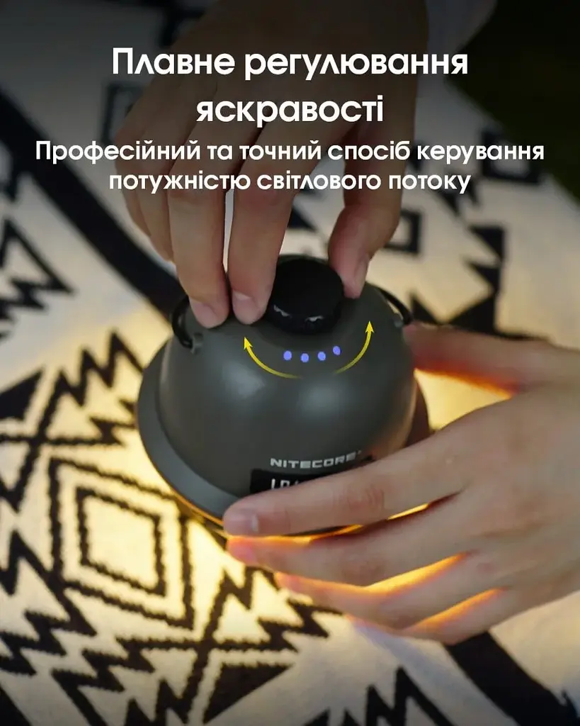 Кемпінговий підвісний ліхтарик Nitecore LR40 100лм з Power Bank Type-C (Білий) - фото 9