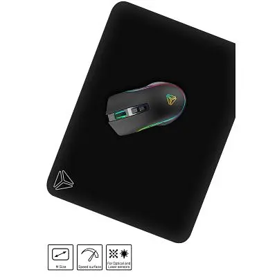 Килимок для мишки YENKEE YPM 35 Speed Top M Black (45015887) - фото 6