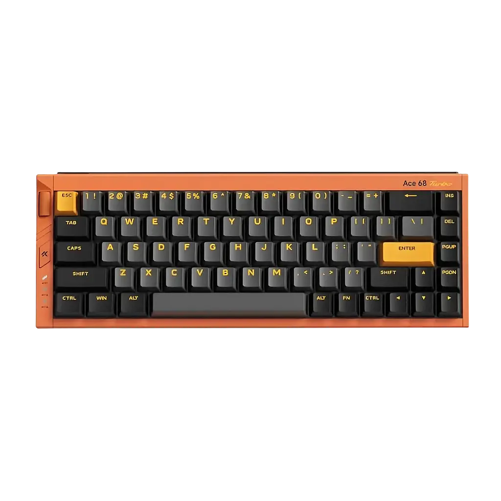 Клавіатура MCHOSE Ace 68 Turbo Mount Tai Magnetic Switch GT Galaxy Orange - фото 4