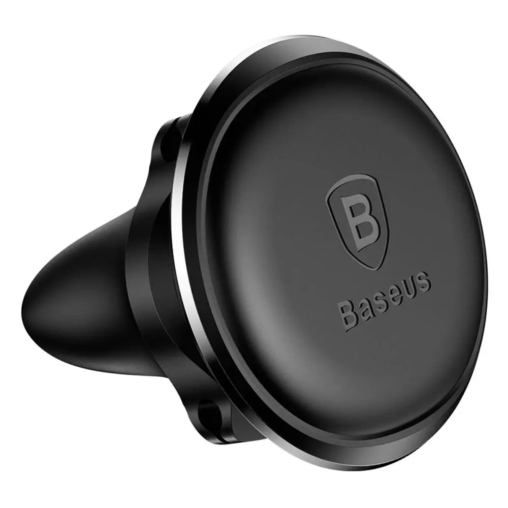 Магнітний автотримач для телефону Baseus Magnetic Air Vent Car Mount SUGX-A01 Чорний (5485400701) - фото 2