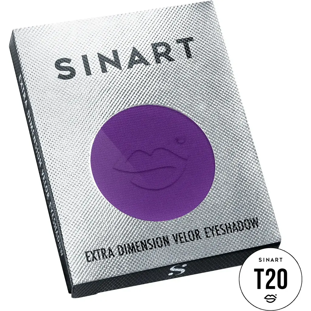 Пресовані тіні для повік Sinart Extra Dimension Velor Eyeshadow T20 1.5 г - фото 3