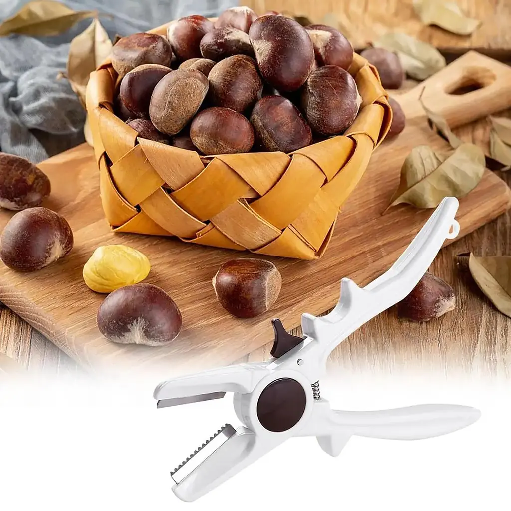 Горіхокол щипці для миттєвого очищення всіх видів горіхів, Kitchen Master Білий 86092 - фото 8