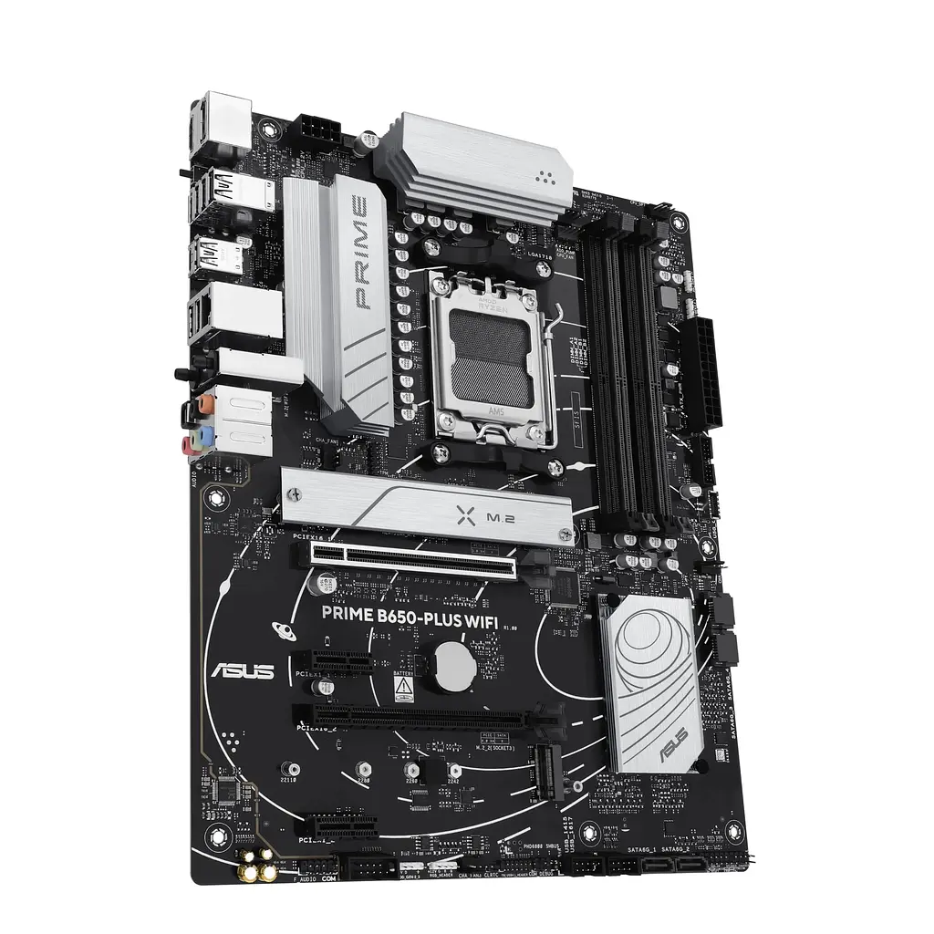 Материнcька плата PRIME B650-PLUS WIFI sAM5 B650 4xDDR5 M.2 HDMI DP Wi-Fi BT ATX Asus teh0019061 - фото 4