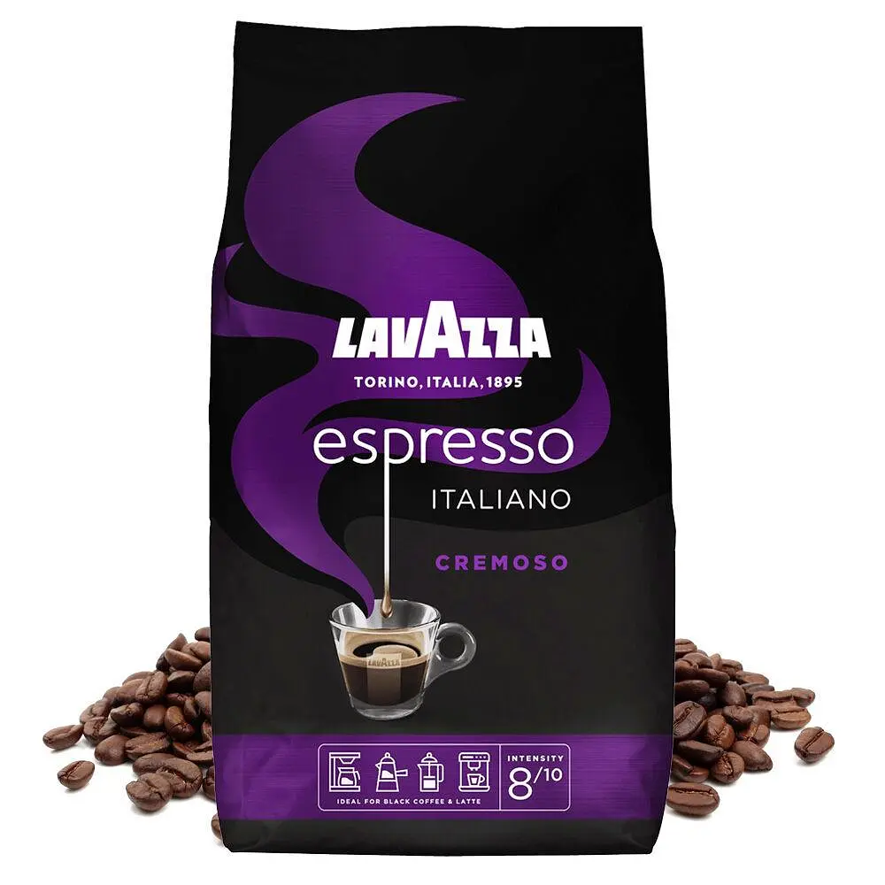 Кава у зернах Lavazza Espresso Italiano Cremoso 1 кг