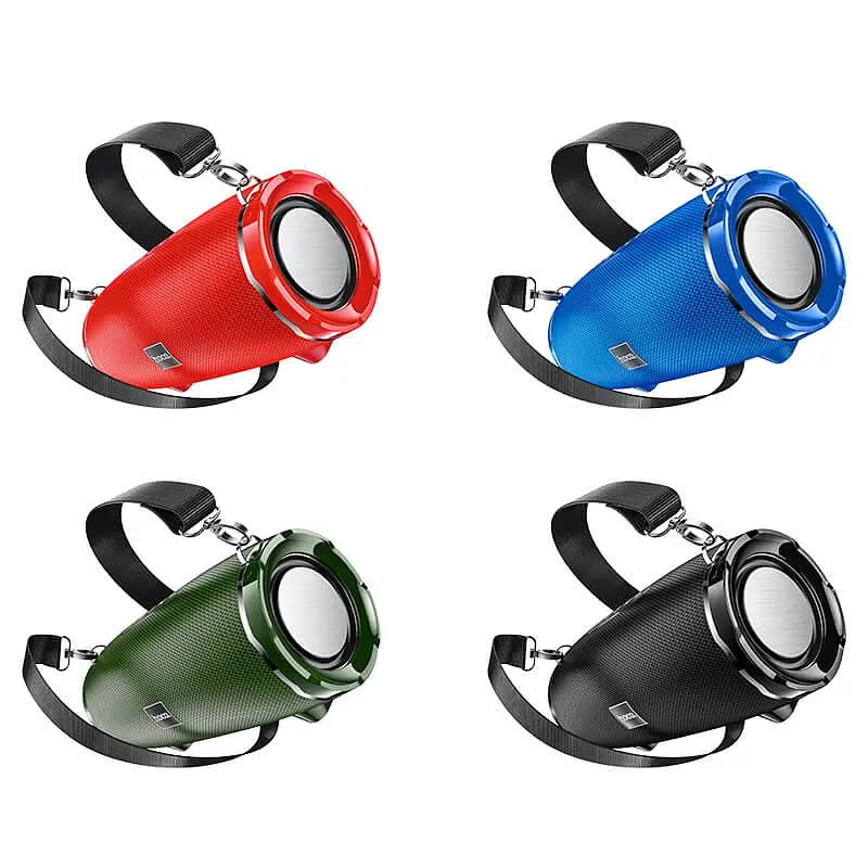 Портативна акустика Hoco Cool Enjoy sports BT speaker HC5 2x15W бездротова червона - фото 4