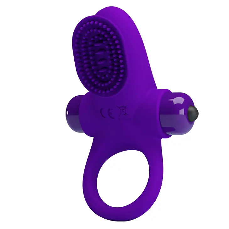 Ерекційне кільце - Pretty Love Vibrant Penis Ring II Purple - фото 9