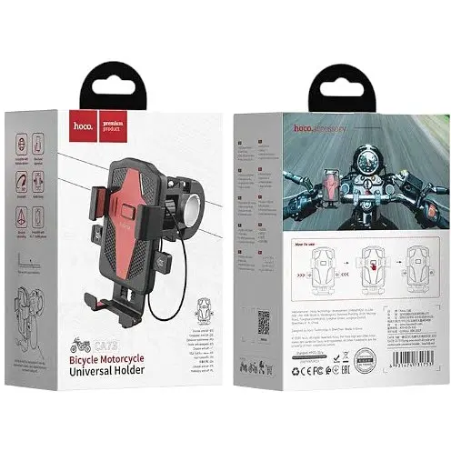 Держатель вело мото HOCO CA73 Flying one-touch bicycle and motorcycle universal holder - фото 5