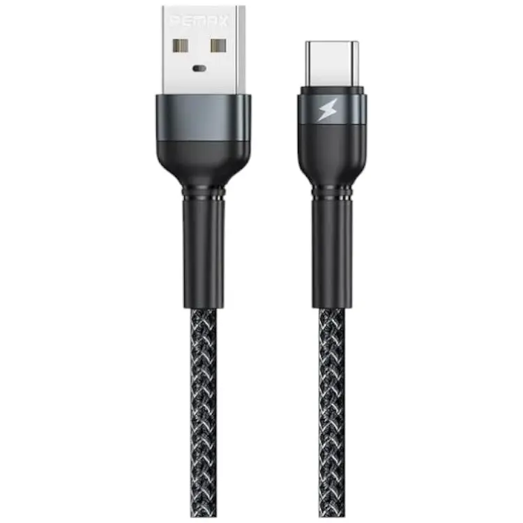 Кабель Remax RC-124a 2.4A Type-C cable Black