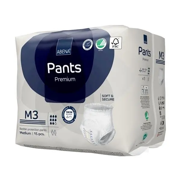 Підгузки-трусики для дорослих ABENA Pants Premium M3 (2400 мл.) - фото 2