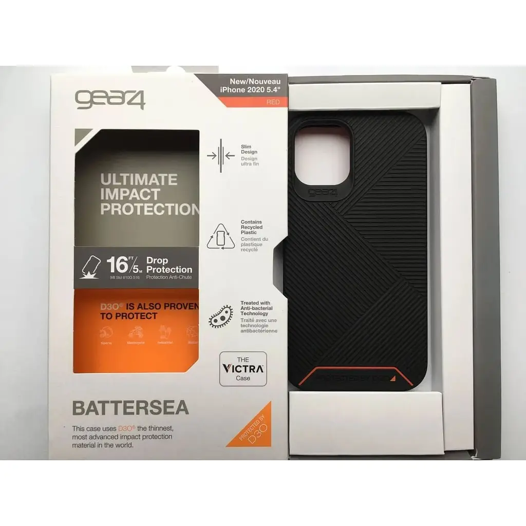 Протиударний чохол Gear4 Battersea D3O для iPhone 12 Mini (5.4") Black (702006035) - фото 3
