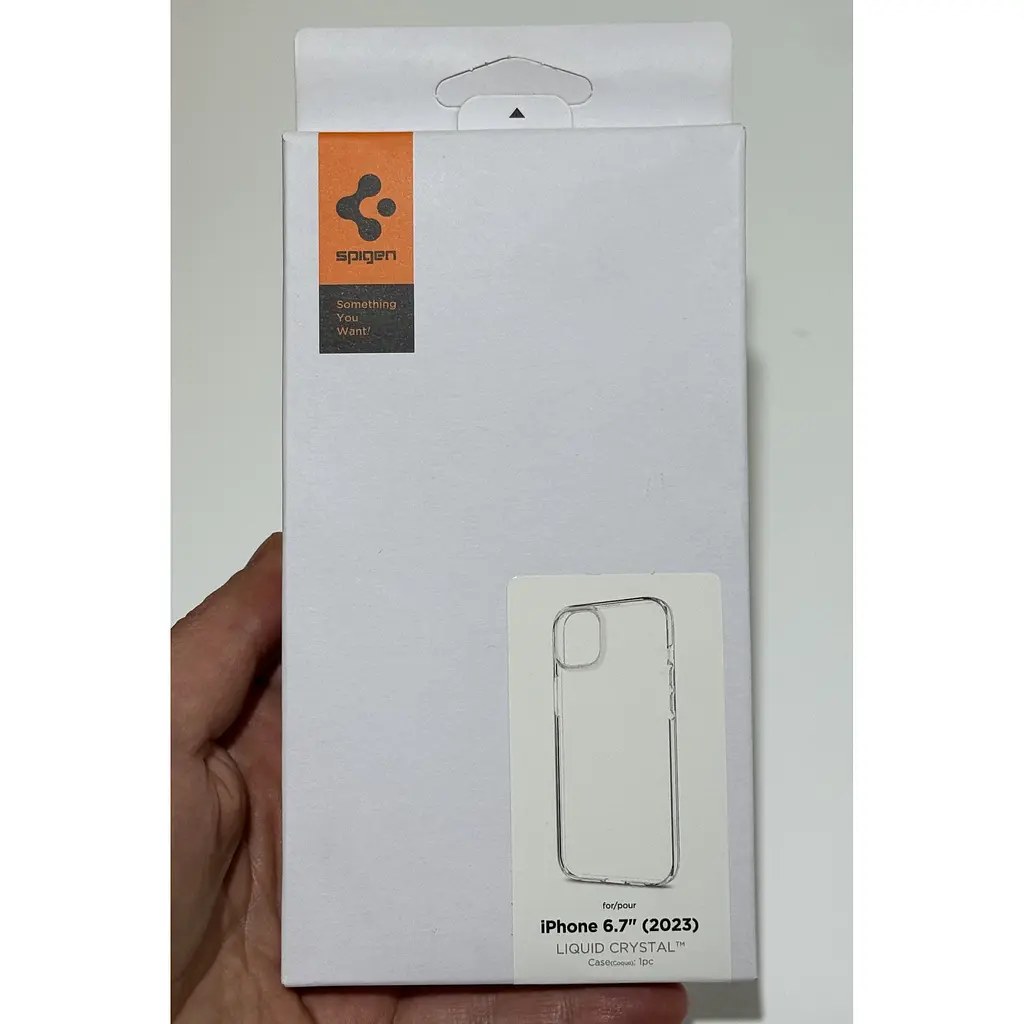 Оригінальний прозорий чохол Spigen Liquid Crystal для iPhone 14 Plus/15 Plus (6.7") Crystal Clear ACS06456 - фото 5