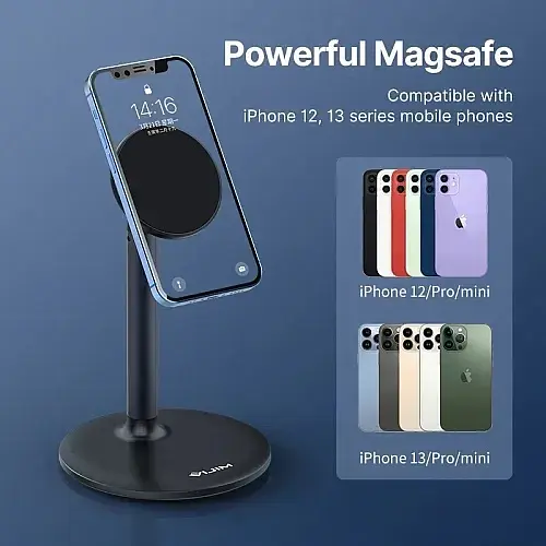 Тримач для телефона Ulanzi Vijim Magnetic Desk iPhone Stand UV-2908 HP002 Black - фото 7
