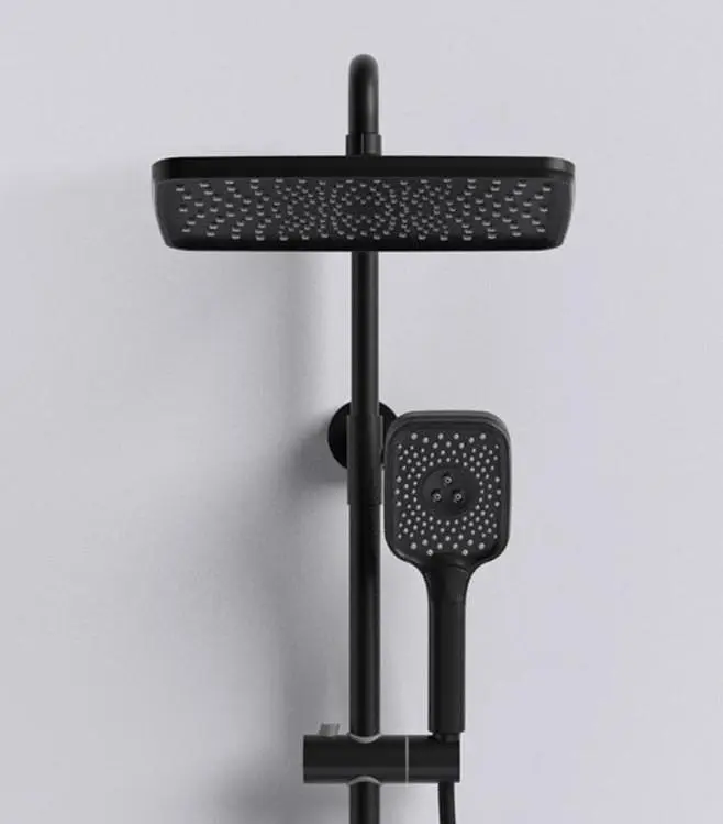 Душова система Dusel Collin Black (259307000), Чорний матовий - фото 3