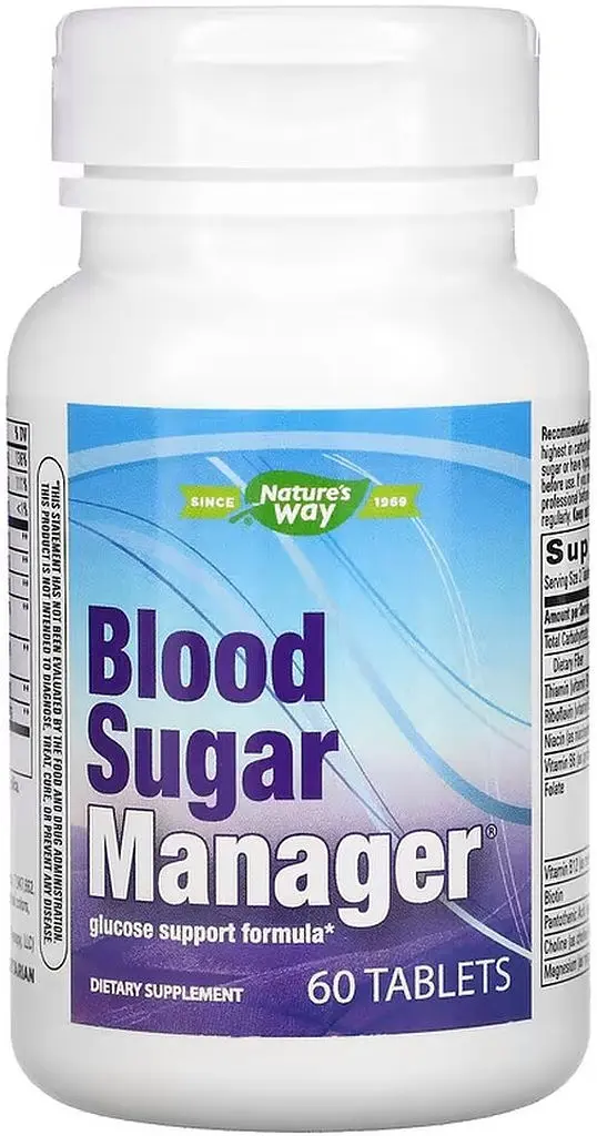 Натуральная добавка Nature's Way Blood Sugar, 60 таблеток для поддержки сахара в крови - фото 2