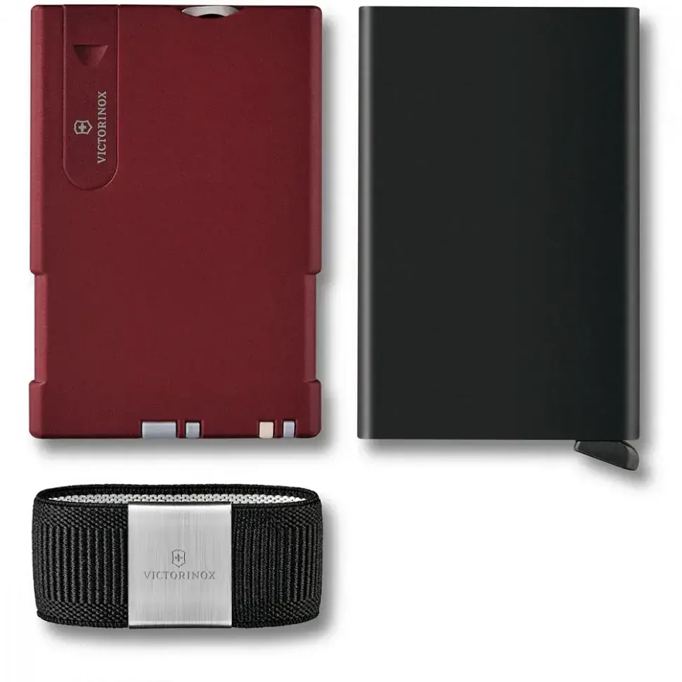 Карта-мультитул Victorinox Smartcard Wallet Iconic Red 104х65х17мм,10функ,черв - фото 4
