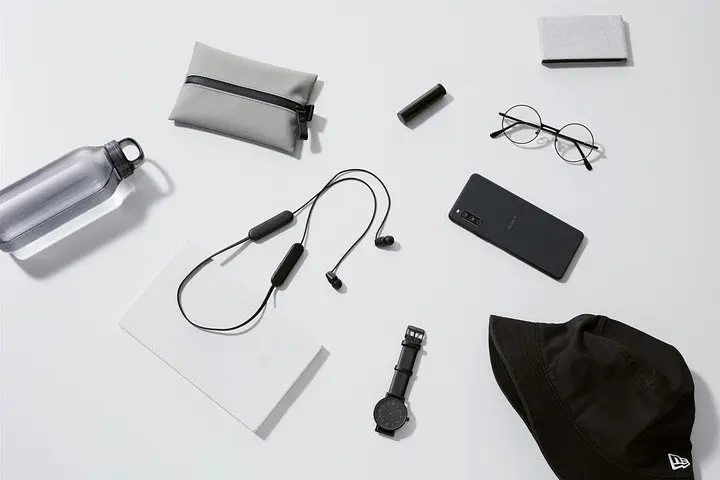 Наушники беспроводные Sony WI-C100 (WIC100L.CE7) голубые - фото 5