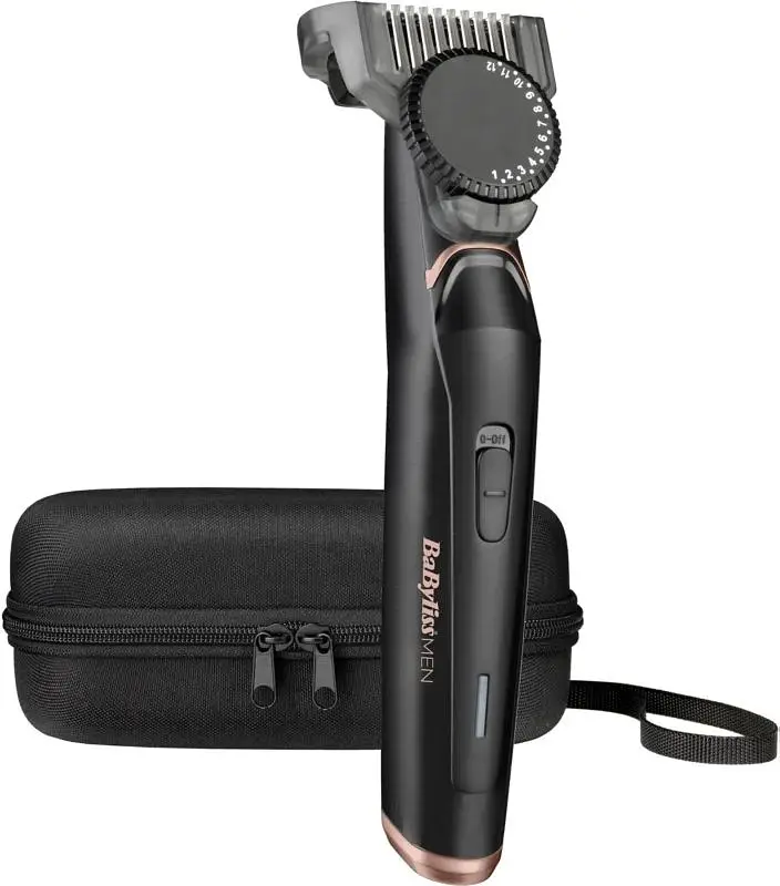 Тример для стрижки бороди BaByliss T885E, чорний - фото 2