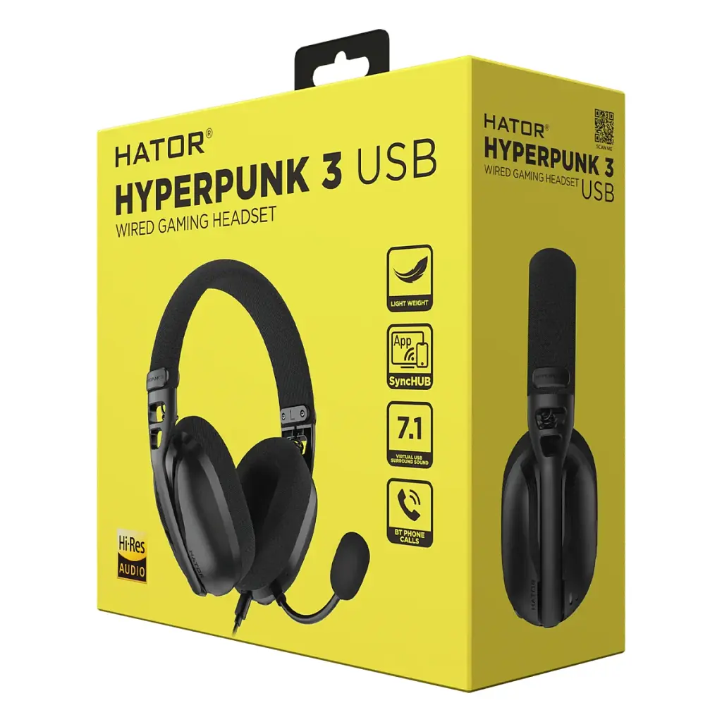 Навушники Hator Hyperpunk 3 Hi-Res USB (ESH10) black - фото 6