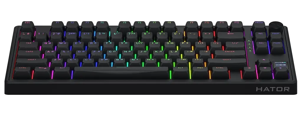 Клавиатура HATOR Skyfall 80 PRO Wireless Silent Switches Black (HTK4181UA) - фото 3