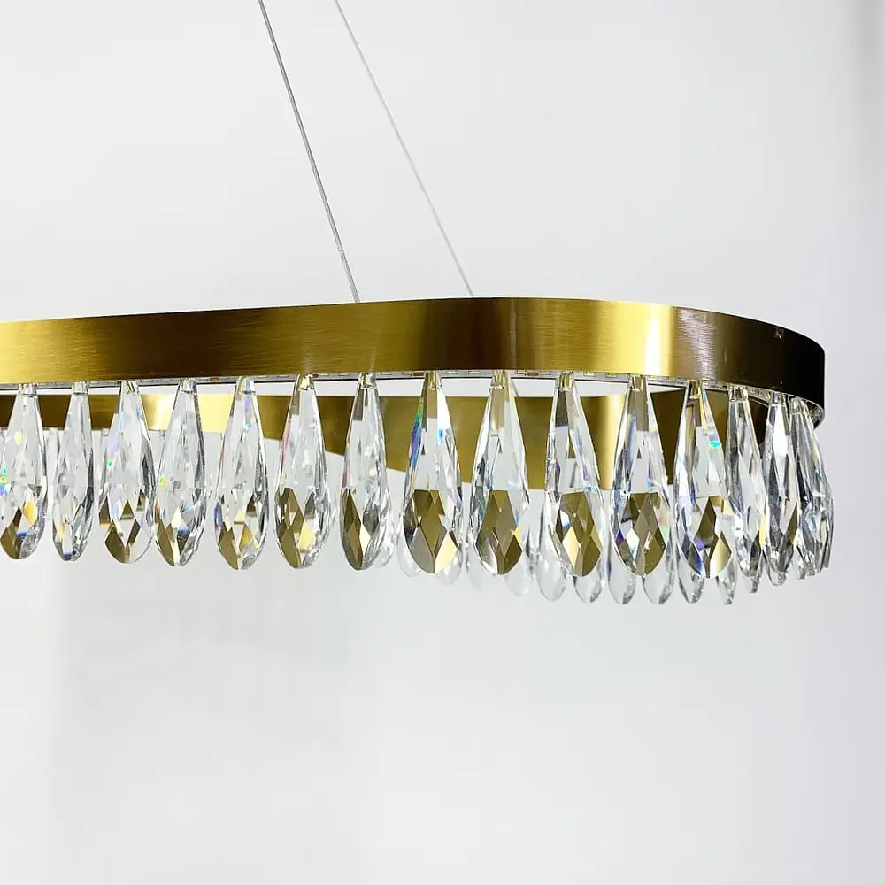 Удлиненная люстра Xavier с хрустальными камнями | Ст. MD9132L-1000 | Line F - фото 5