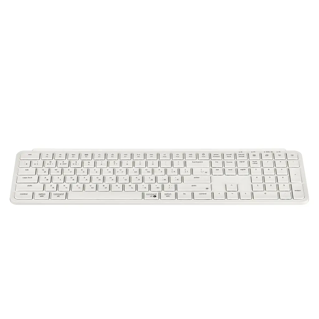 Клавіатура мембрана B6 Pro, USB/WL/BT, ivory white Keychron teh0013835 - фото 5