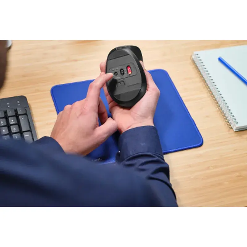 Мишка Trust Bayo+ Ergonomic Wireless/Bluetooth Black (25146) - фото 10