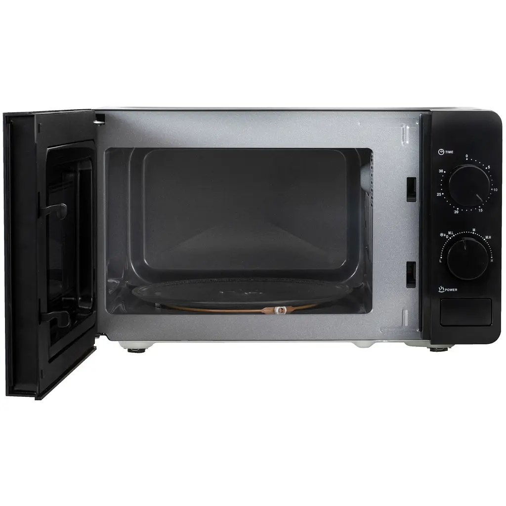 Микроволновая печь Adler AD 6206 20л/ 700Вт/ мех.управл./ откр.кнопкой/ черная - фото 4
