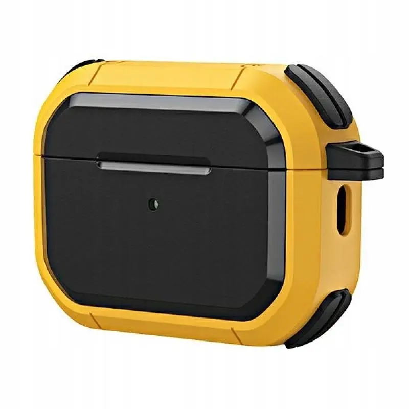 Футляр протиударний Black ed. для навушників Airpods Pro 3 Yellow - фото 3