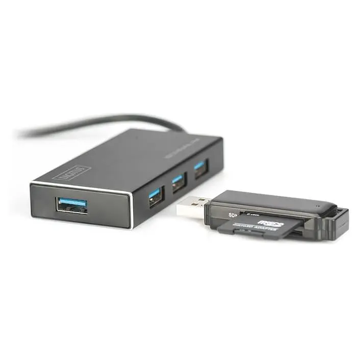 USB-Хаб Digitus USB-A 4хUSB-А, активний (DA-70240-1) - фото 4
